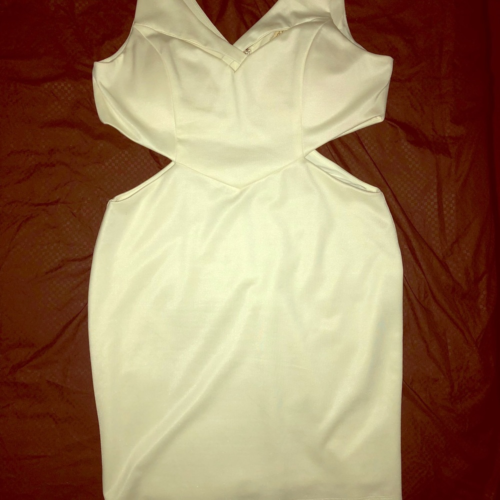 Creme Mini Dress